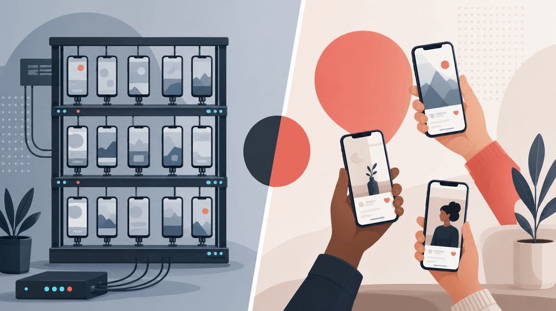TikTok Device Farm vs Real Devices
