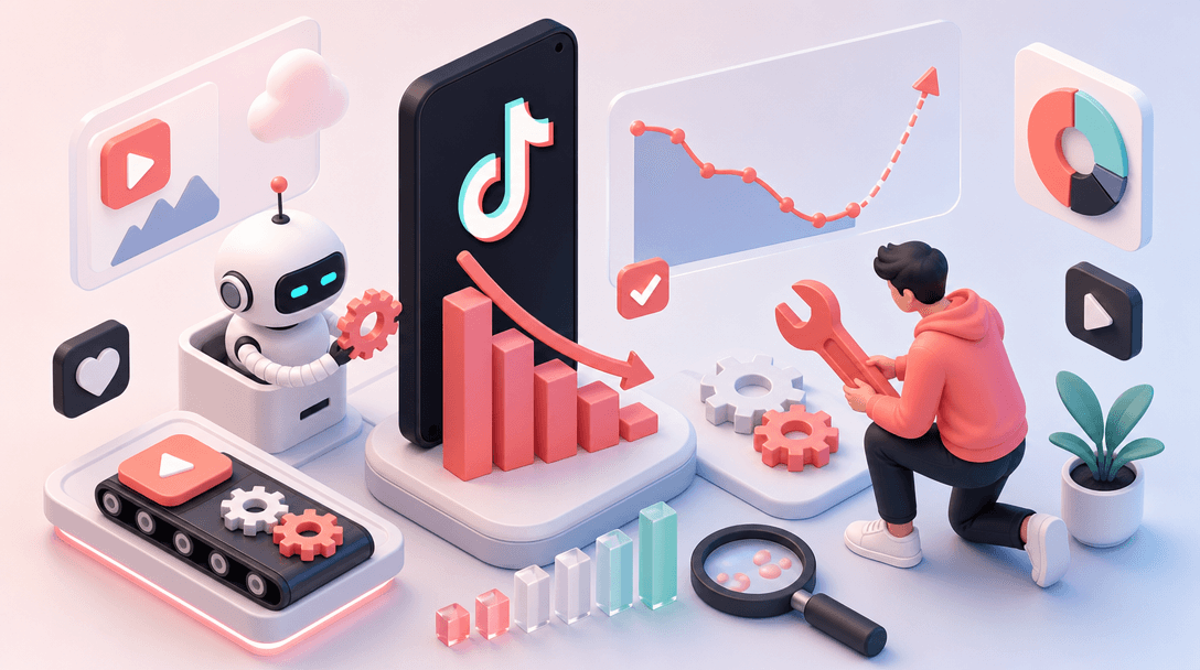 TikTok Views Dropped After Automation: Fix It