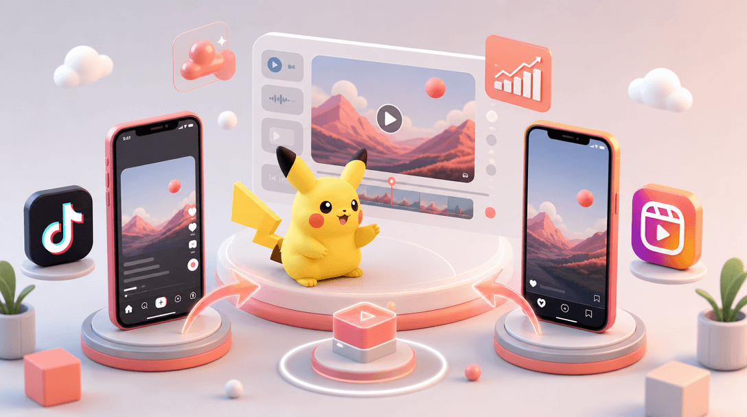 Pika AI Video Distribution for TikTok and Reels